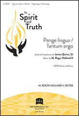 Pange lingua / Tantum ergo SATB choral sheet music cover